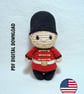 Royal Guard Crochet Pattern - London Amigurumi Doll - PDF Pattern - Image 1