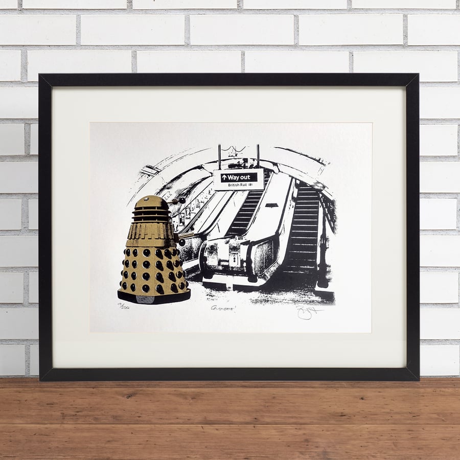 Doctor Who 'Frustrate' Hand Pulled Limited Edition Screen Print