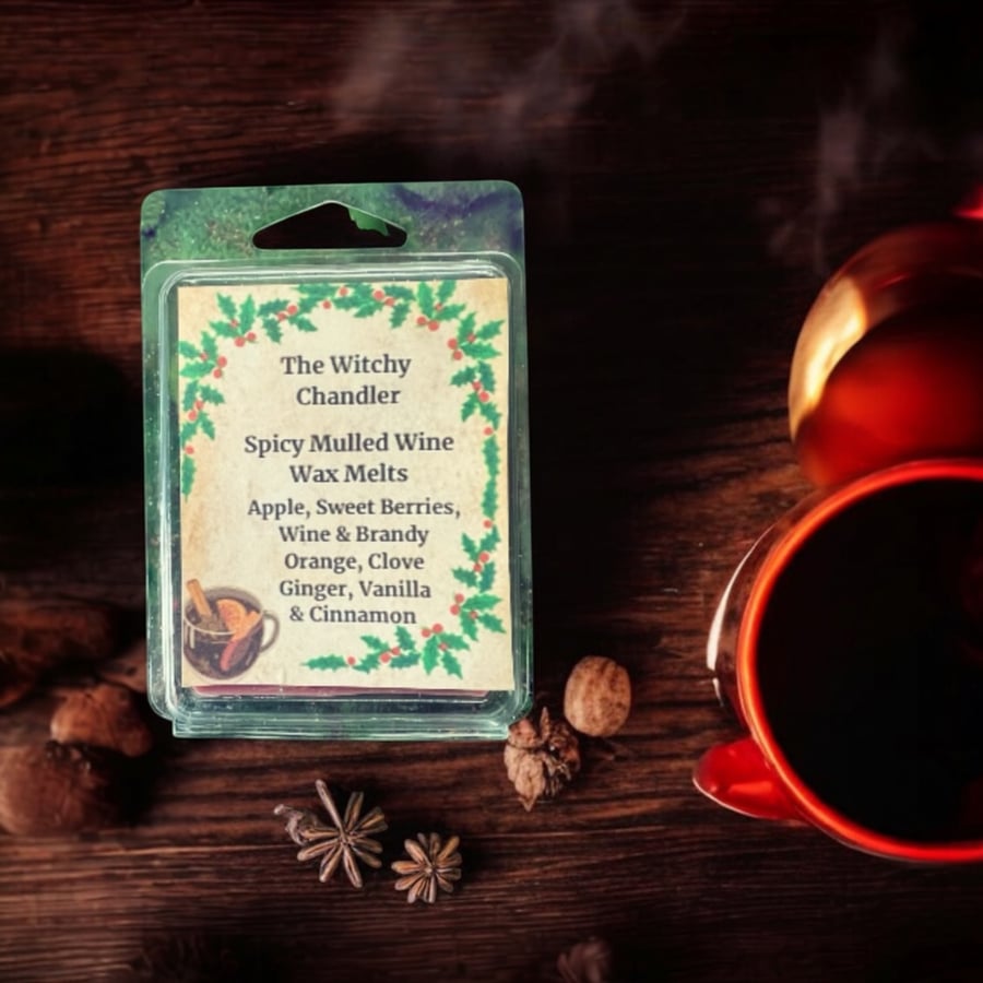 Spicy Mulled Wine Handmade Wax Melts 