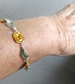 YELLOW ROSES & SEAGLASS - Bracelet  - Image 2