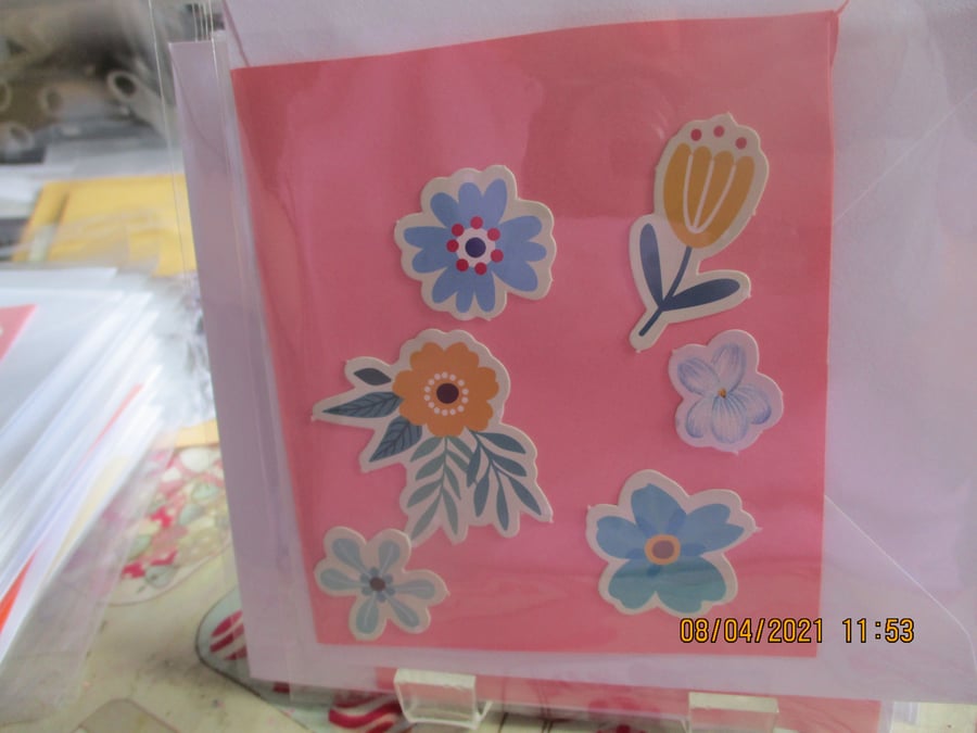 Flowers Birthday Card