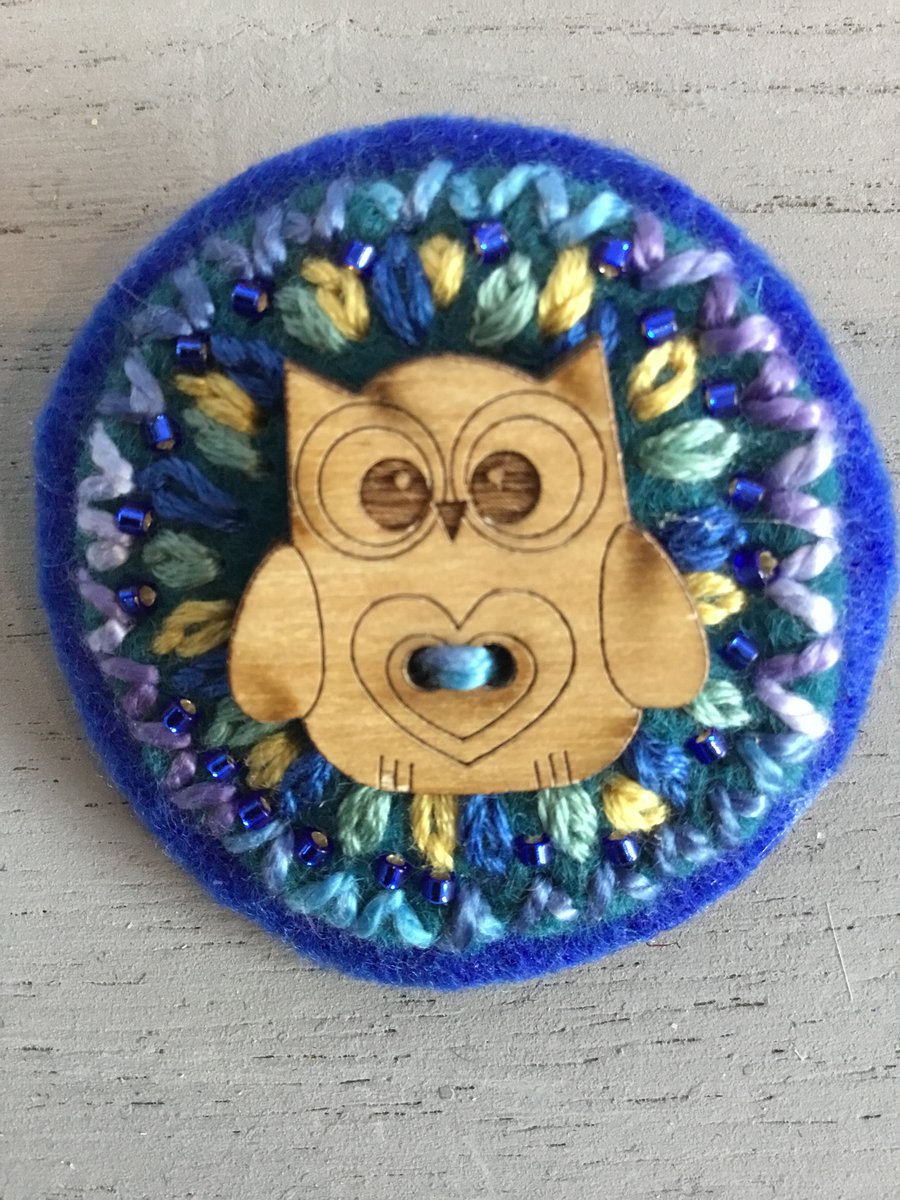 Owl Brooch 