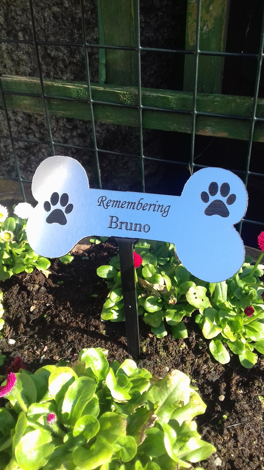 Personalised Pet Memorial Marker-Pet Grave Plaque-Pet Headstone