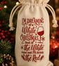 Wine Bottle Bag. Fantastic To Present A Special Bottle Of Bubbly For Christmas - Image 1
