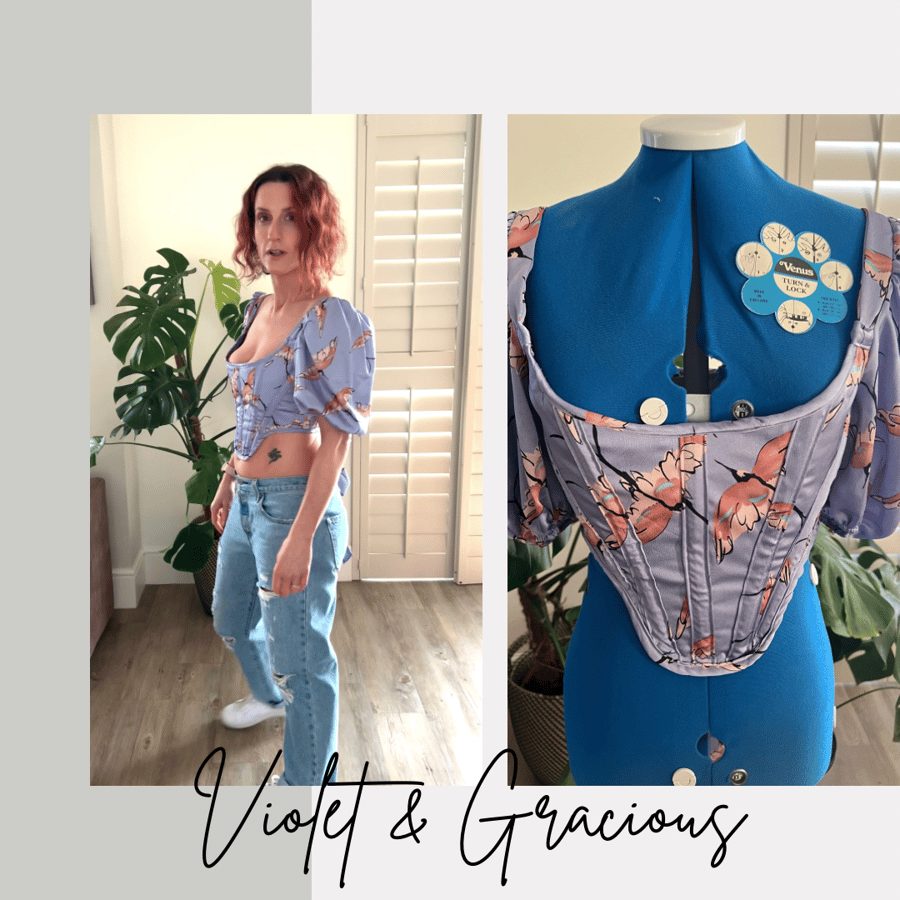 Handmade Corset Top . Corset . Size 8-10 