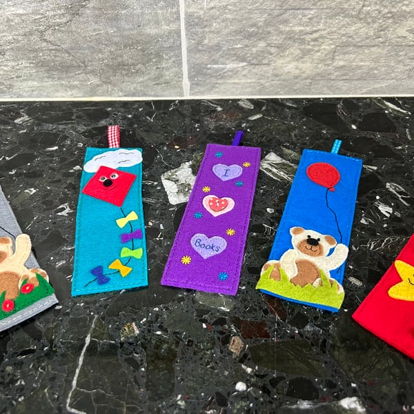 Hand Stitched Bookmark with Detailing