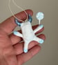Spun Cotton Yeti Popsicle Ornament 2 - Image 4