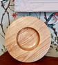 Beautiful, small hand-turned wooden platter. - Image 5