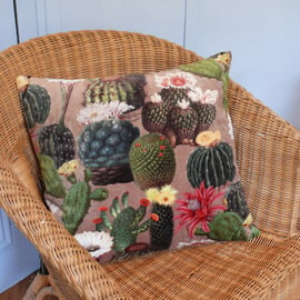 Cactus Cushion  size 44cm width  x38cm height