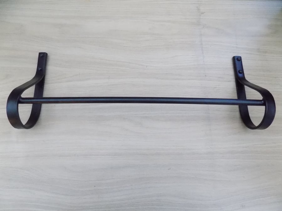 Hand Crafted Towel Rail.......................Wrought Iron (Forged Steel)