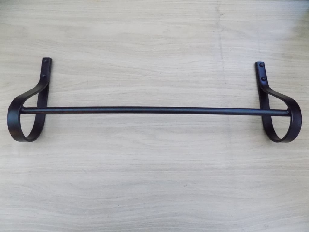 Hand Crafted Towel Rail.......................Wrought Iron (Forged Steel)