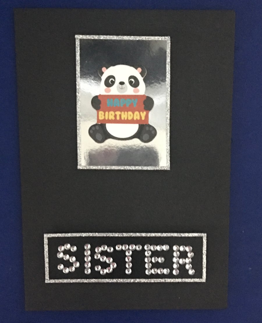 Cute Panda Bear Card