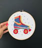 Roller boots Cross Stitch Pattern: 80s core memory Design (PDF Download) - Image 3