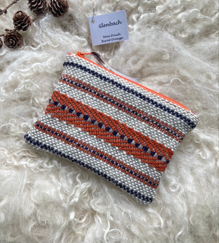 Mini Pouch: Burnt Orange