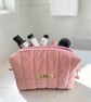 Baby Pink, Needlecord Vanity Case. - Image 2