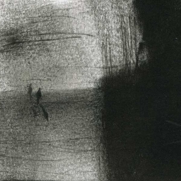 Walker: original ink painting