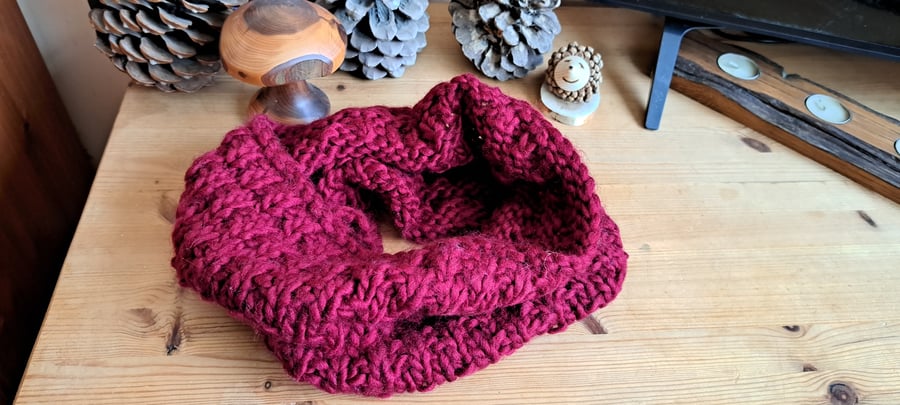 Handknitted Cowl Neck Warmer