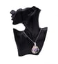 Multi stoned pendant, amethyst and malachite - Image 1