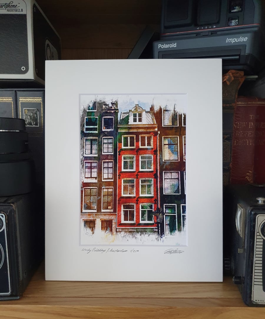 Wonky Buildings, Amsterdam Fine Art Archival print Limited Edition of 250 