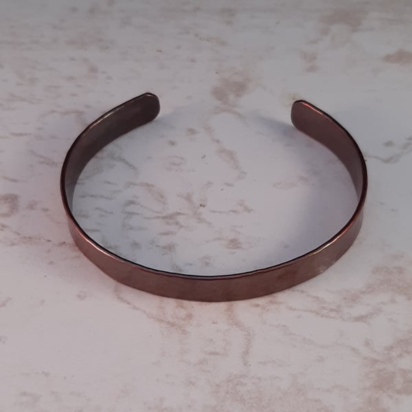  Oxidised Copper Cuff Bangle Bracelet Vintage Style   