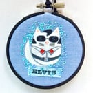 Rock and Roll Cat, Hoop art.