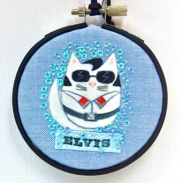 Elvis Cat, Hoop art.