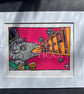 Mr Morris-The Order of the Geep-Limited Edition Linoprint in mono and full colou - Image 10