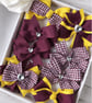 Sophia's Handmade 8-Piece School Sets- Burgundy & Yellow - Image 2