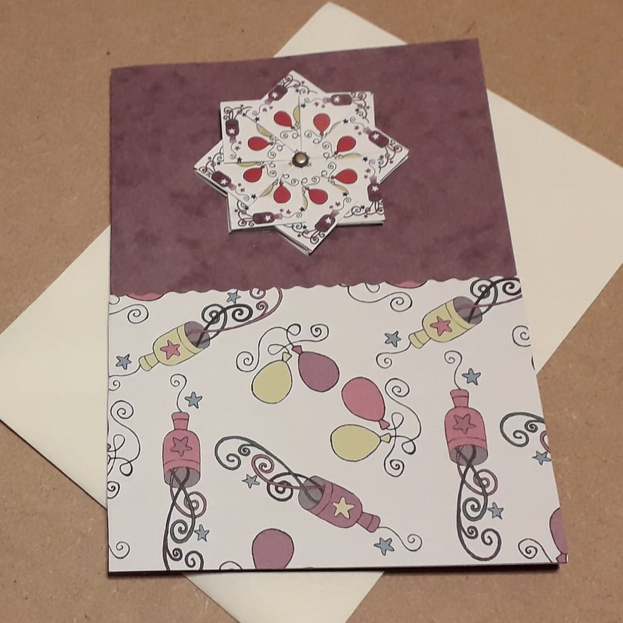 Celebration Purple Card