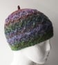 Hat, Cap, Beanie or Toque, Knitted, Handspun, British Wool, Multicolour - Image 1