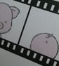 Film Roll Birthday Card - Pigs - Image 3