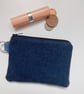 Coin purse with beach huts and red heart button - Image 3