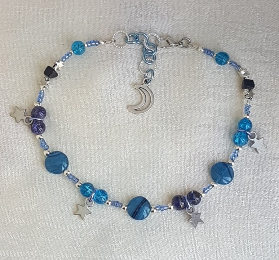 SALE - Gorgeous Night Sky Anklet 