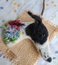Needle Felted Greyhound Brooch - Image 2
