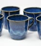 Blue coffee cups - Image 1