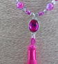 Fuchsia Tassel Necklace - Image 10