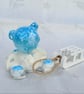 Gorgeous Winter Chill Resin Art Bear with Sledge. - Image 1