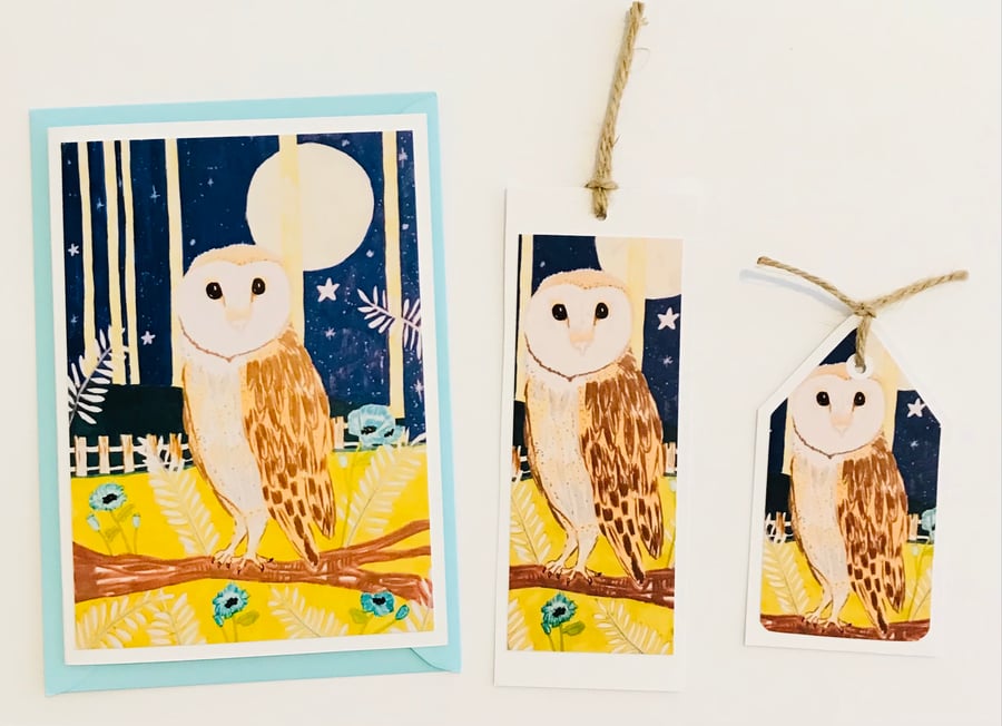  Nighttime Owl card pack