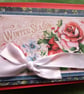 Pretty Birthday Card - Vintage-style Blank Card 