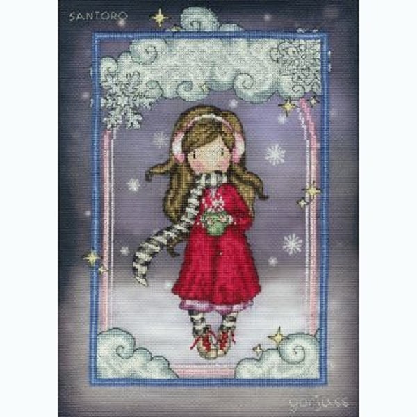 Bothy Threads Santoro Gorjuss 'Snowflake Kisses' Cross Stitch Kit