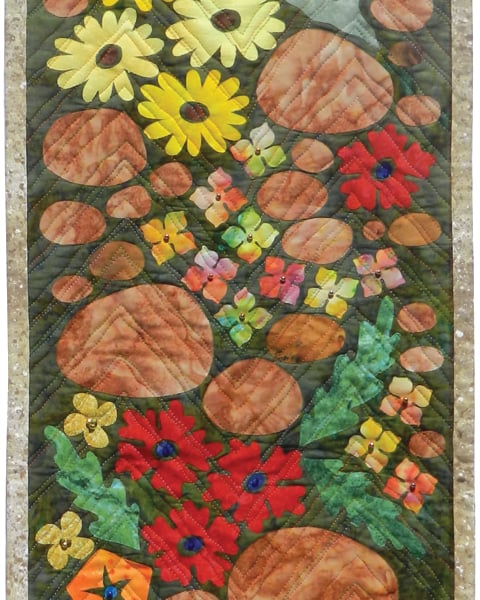 Rockery Garden Wall Quilt (B)