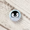 Sleeping Emperor Penguin Chick Pin Badge - 25mm