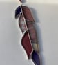 Stained Glass Feather Suncatcher Decoration 