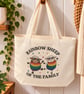 Rainbow Sheep of the Family Tote Bag – Funny LGBTQ Pride Canvas Bag with Zip - Image 1