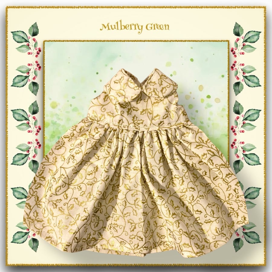 Golden Holly Heirloom Dress