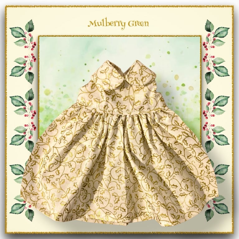 Golden Holly Heirloom Dress