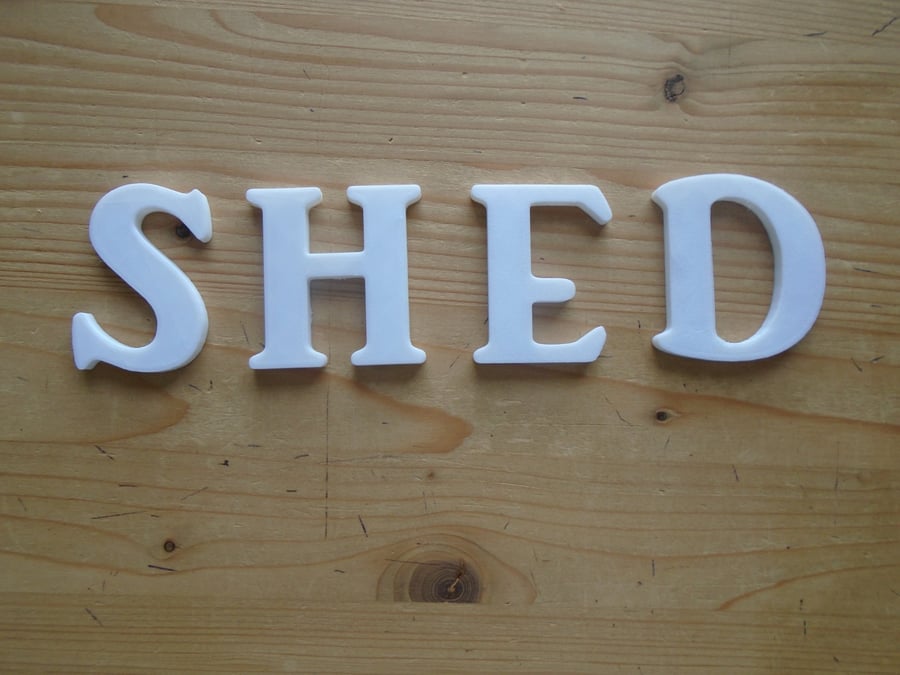 Shed Self Adhesive letters 