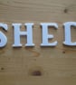Shed Self Adhesive letters 