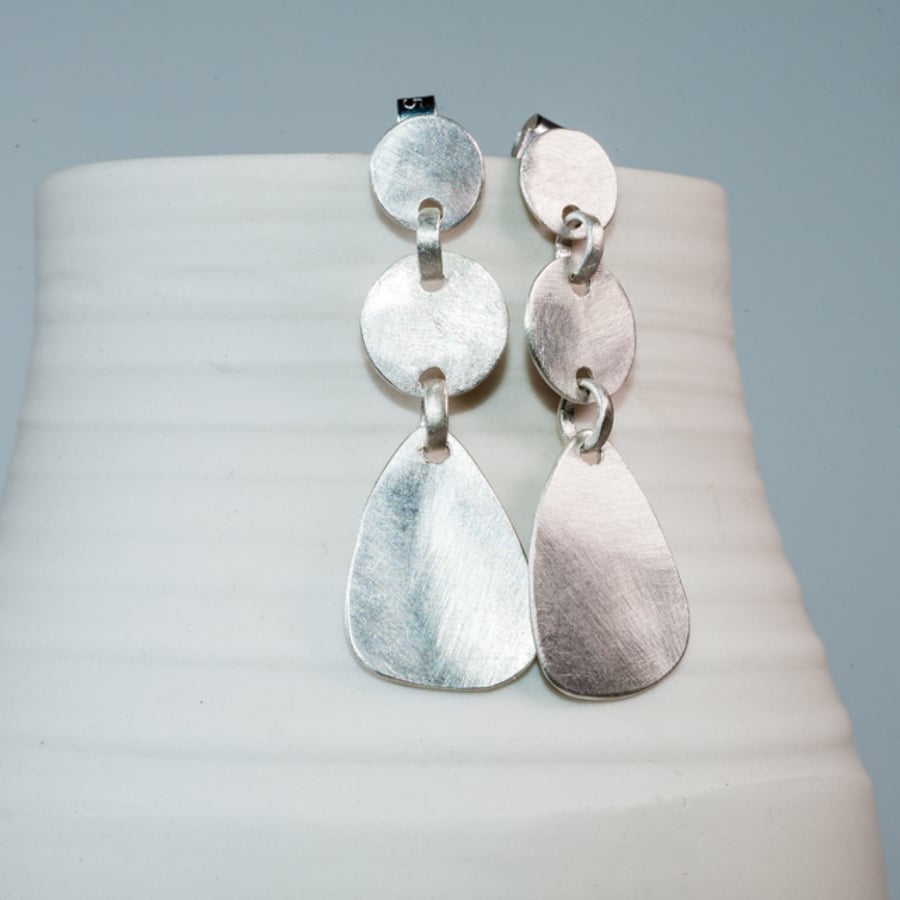 handmade ecosilver drop (dead gorgeous ;) earrings 