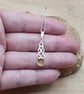 Celtic knot Citrine pendant necklace. November birthstone - Image 2